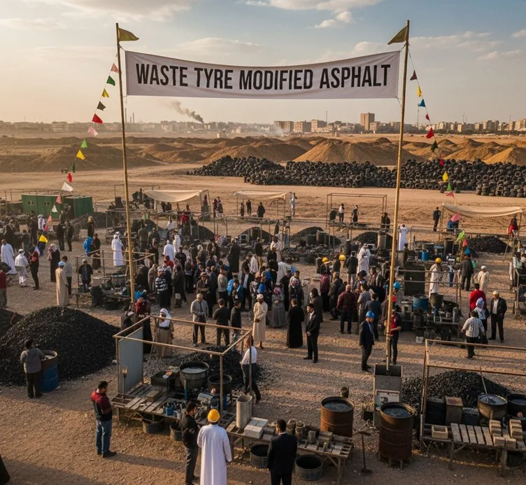 Waste Tyre Modified Asphalt Market To Reach USD 4.13 billion