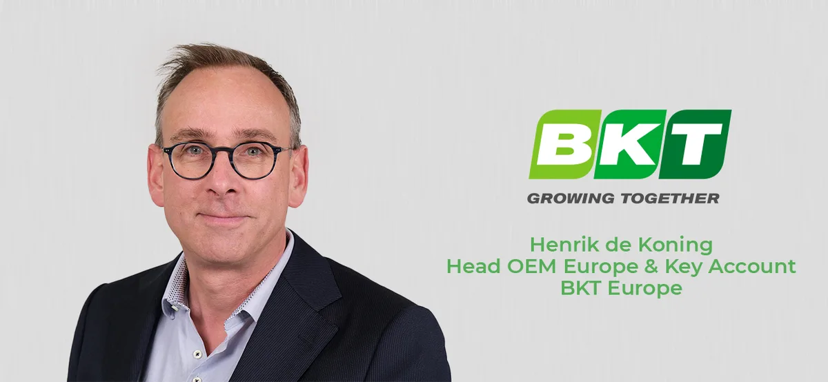 BKT Europe Appoints Henrik de Koning as New Head OEM Europe: Another Step Towards the Company’s 2030 Growth Vision