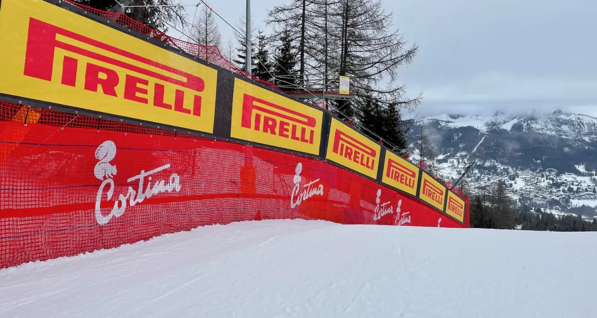 Pirelli sponsors World Ski Championships at Cortina, Italy