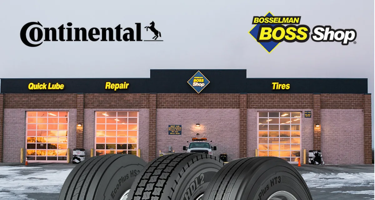 Boss Truck Shops now offering Continental Tires at all locations