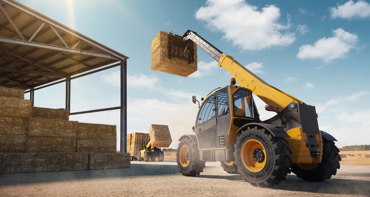 Continental launches a new telehandler and skid-steer loader tire