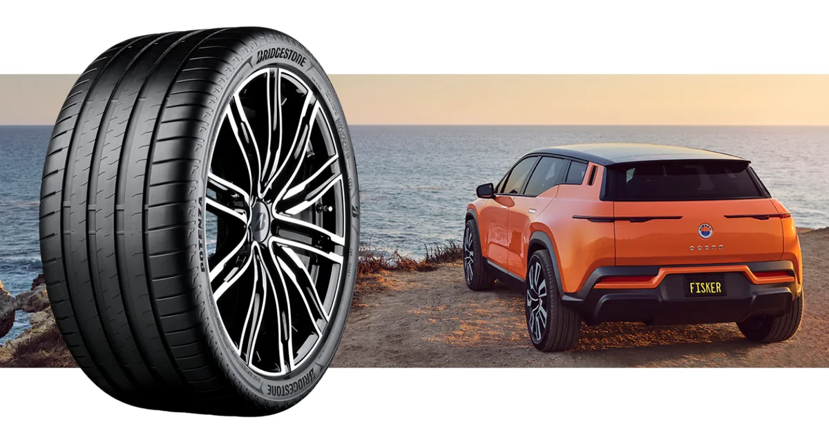 Bridgestone chosen as OE tire partner for Fisker Ocean all-electric SUV