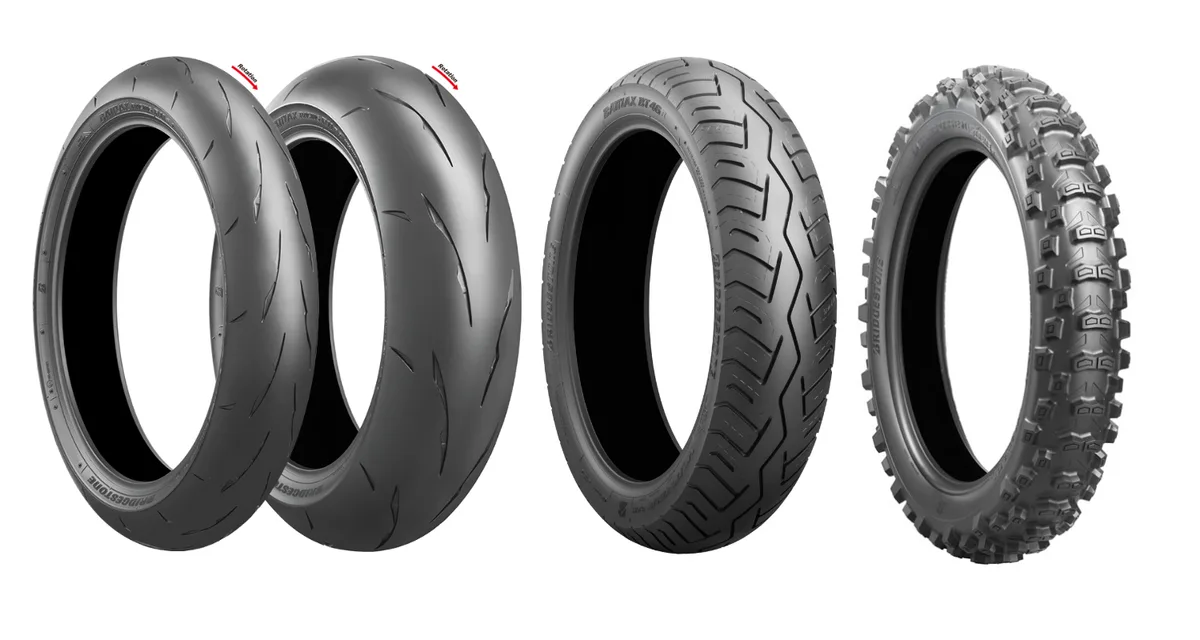 Bridgestone adds new tires to Battlecross and Battlax motorcycle tire line