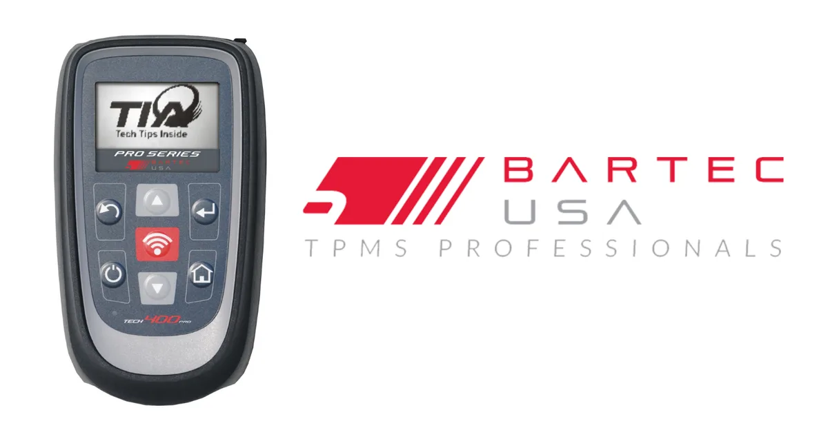Bartec USA announces latest TPMS tool software update