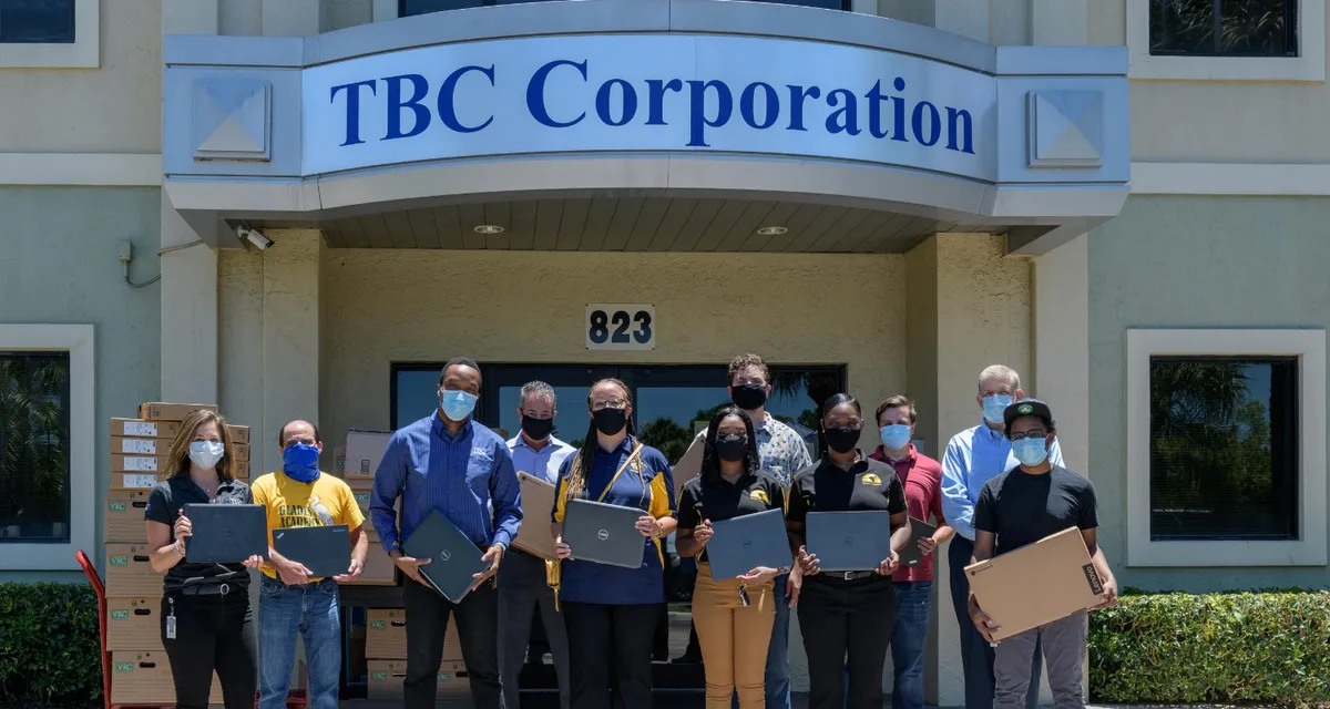 TBC Corporation donates Computers to Two Schools in Lake Okeechobee