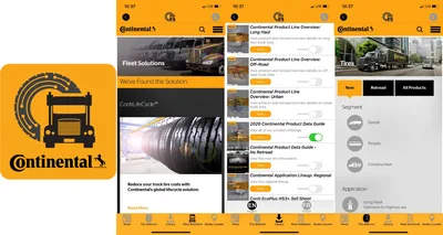 Continental launches mobile app for commercial tire dealers and fleets