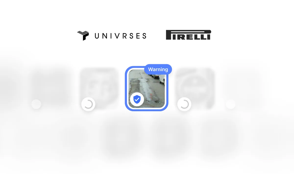 Pirelli and Univrses Signed a Partnership to Enhance Cyber Tyre™ Technology by Integrating the Swedish Company’s AI-Based Computer Vision Systems