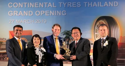 Continental celebrate grand opening of its Greenfield tire plant in Thailand