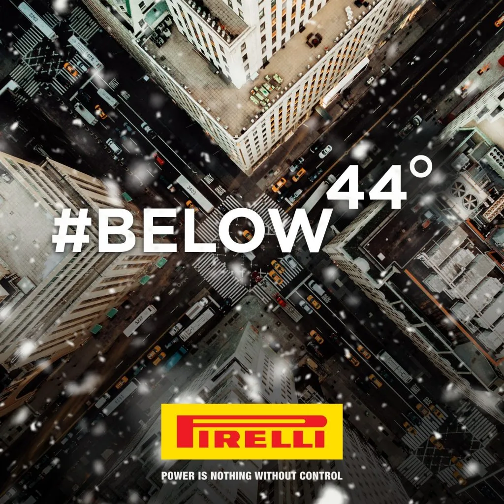 There are only 44 days until the first day of winter. Did you know that at 44o  F and below, the rubber in your tire  hardens, impacting your traction on the road? That's where winter tires jump in, formulated to stay softer in colder conditions and improve your performance and control.  Prepare your car for the winter and go #Below44 with Pirelli. #PirelliWinterTires #Wintertires #Pirelli (link)