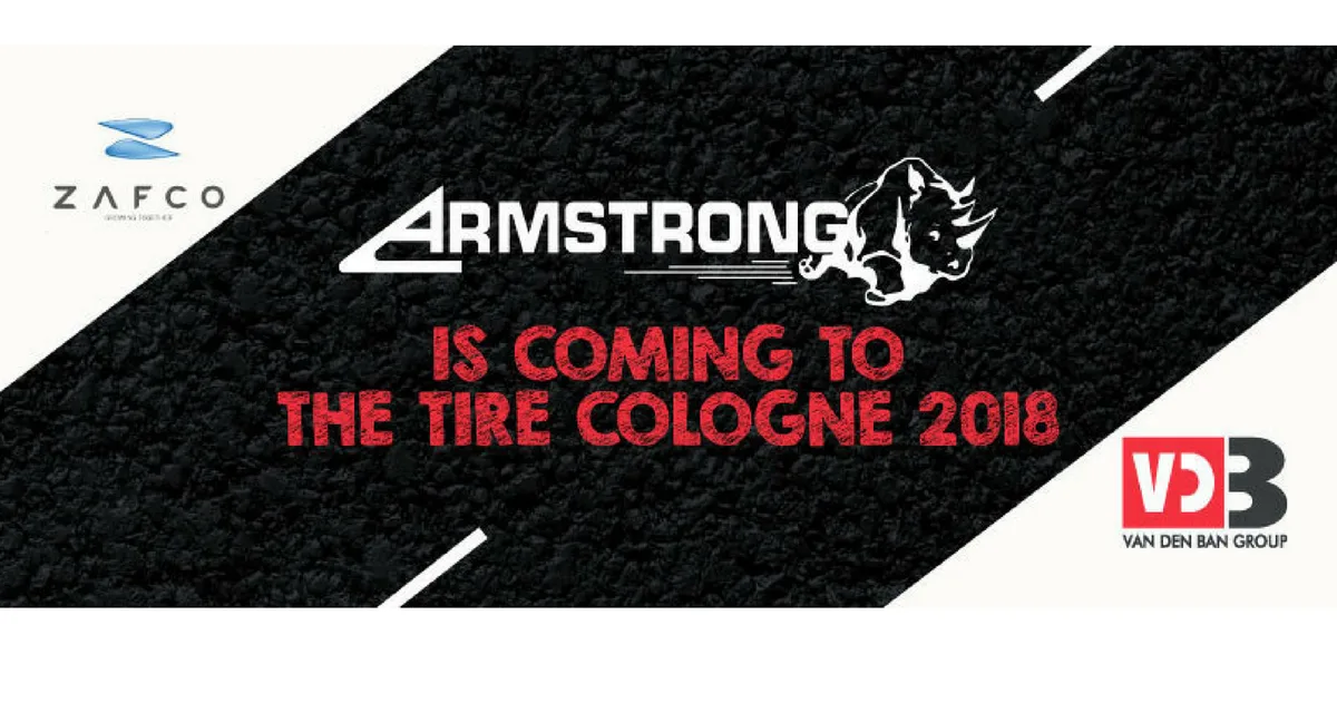 ZAFCO, Van Den Ban introduce new Armstrong tires at Tire Cologne