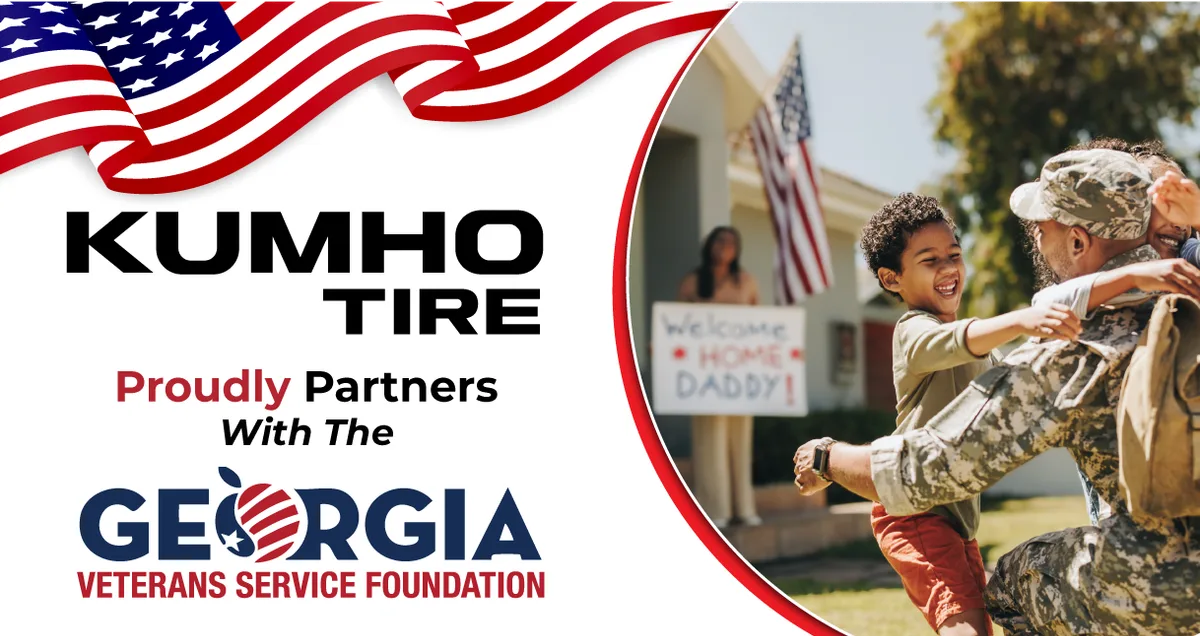 Kumho Tire USA, Georgia Department of Veterans Service, and Georgia Veterans Service Foundation Announce Formal Partnership to Support Georgia's Veterans