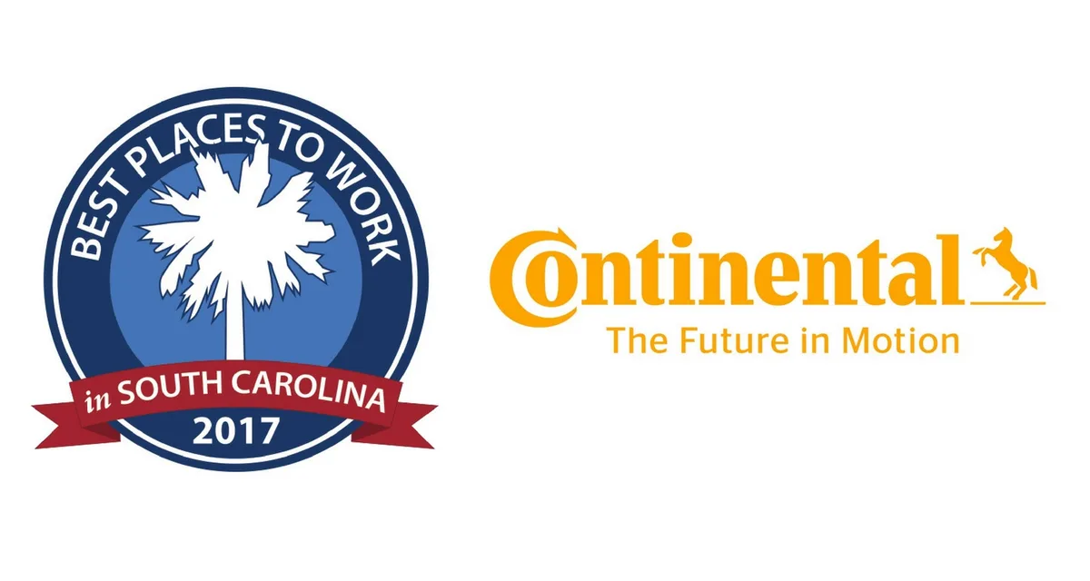 Continental Tire named as one of best places to work in South Carolina
