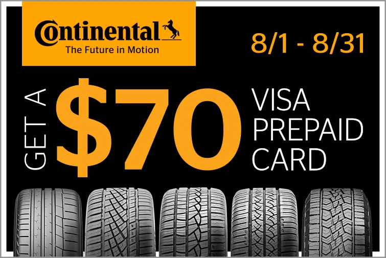 Continental Tire rolls out August promotion