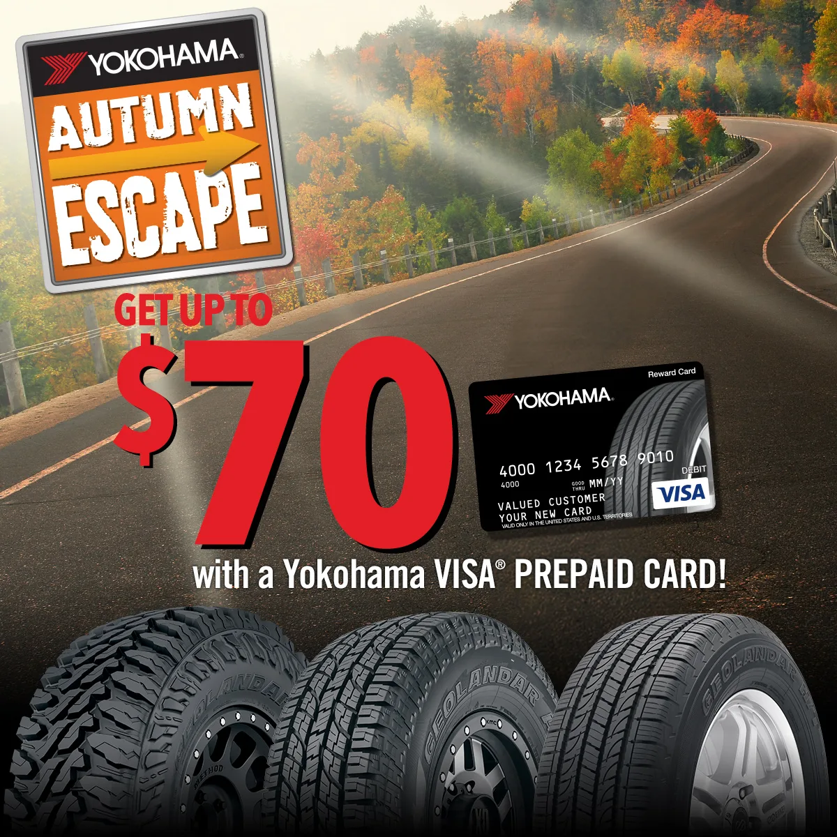 Yokohama unveils National Autumn Rebate