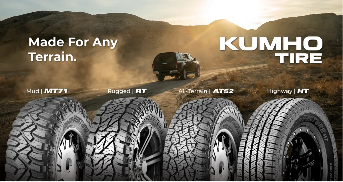 Kumho Tire Simplifies Light Truck Tire Selection with Road Venture Lineup
