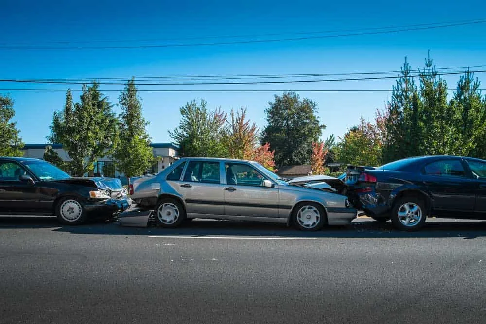 What Happens When a Driver Leaves After Causing a Chain-Reaction Collision?