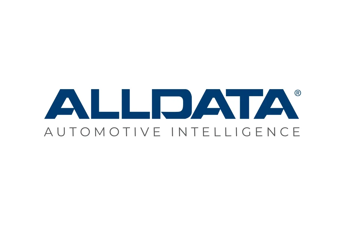 The ALLDATA Automotive Intelligence logo in blue and gray on a white background.