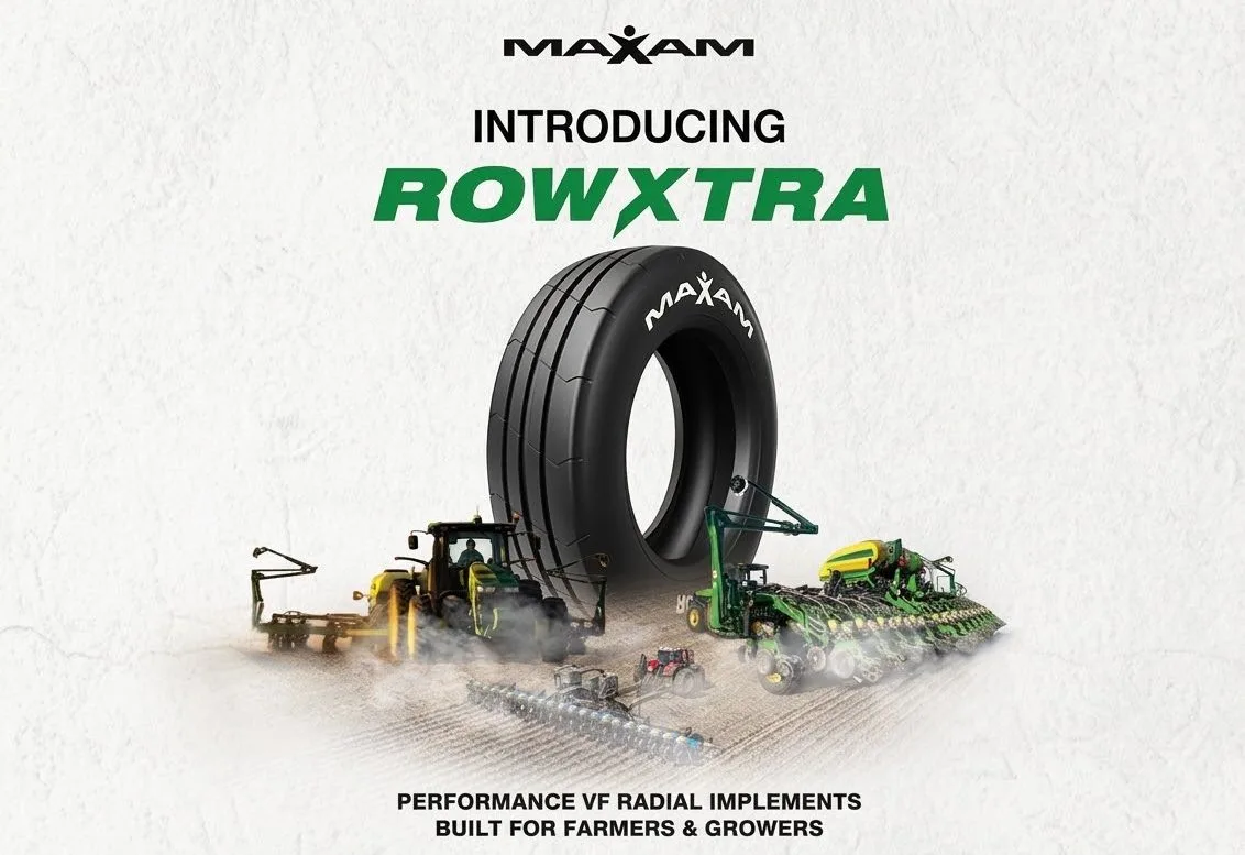 MAXAM Tire Expands Agriculture Lineup with New MS963R RowXtra Implement Tire, Delivering Maximum Flotation While Minimizing Soil Disturbance