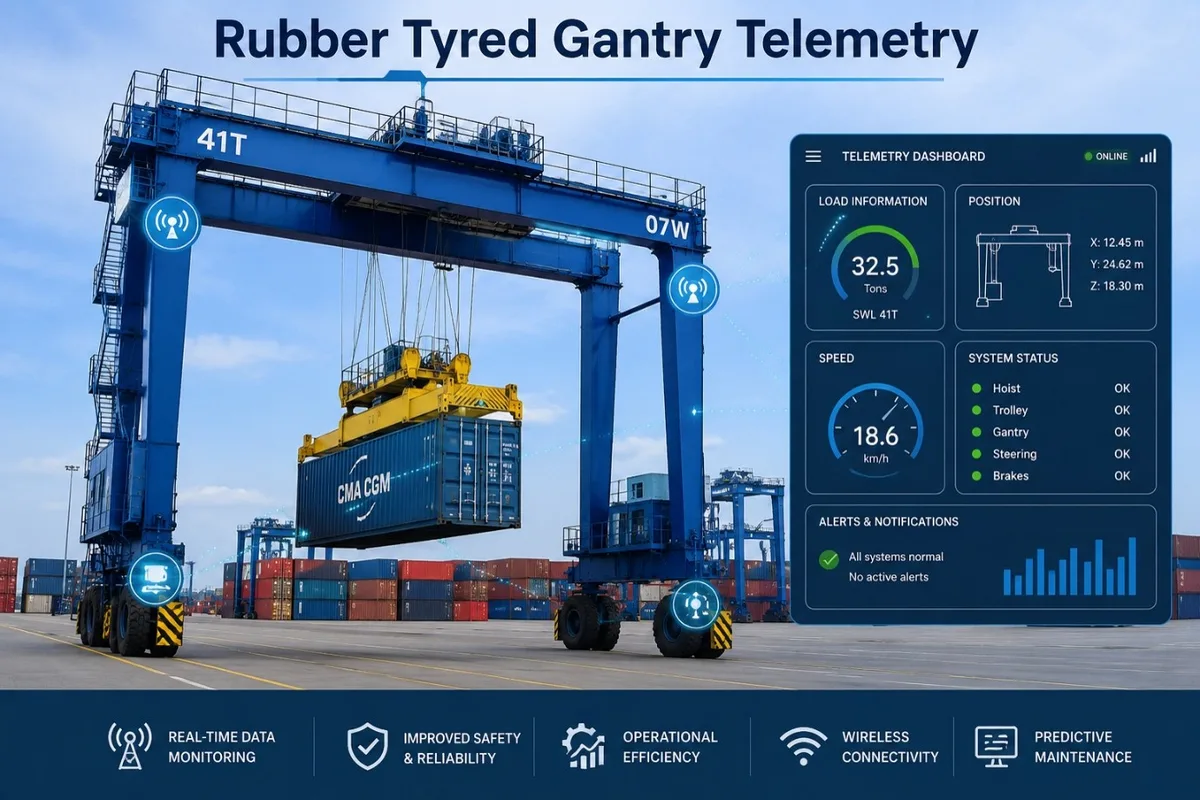 Rubber Tyred Gantry Telemetry Market To Reach $2.85 Billion by 2033