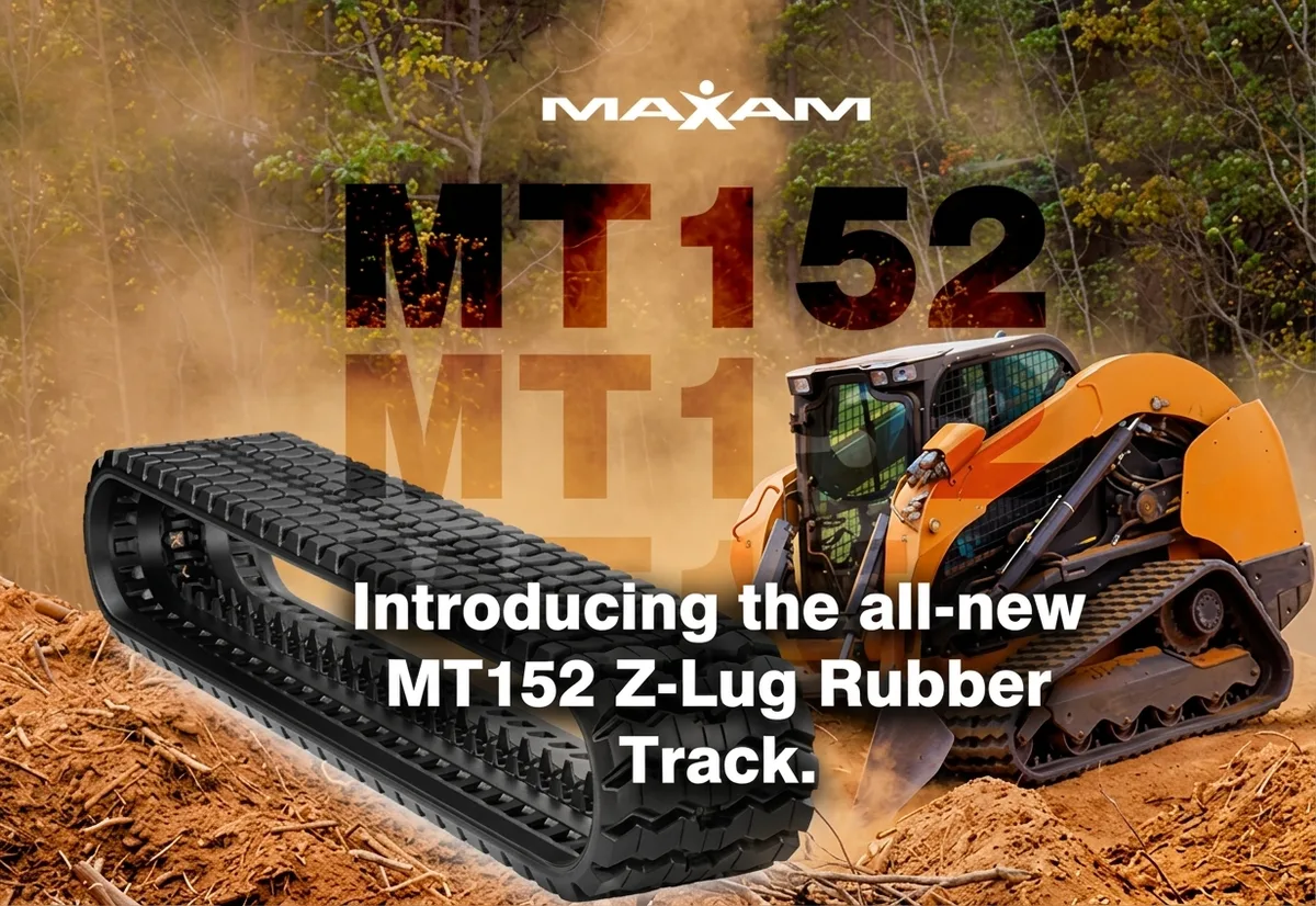 Maxam Tire Expands Rubber Track Lineup with New MT152 Track