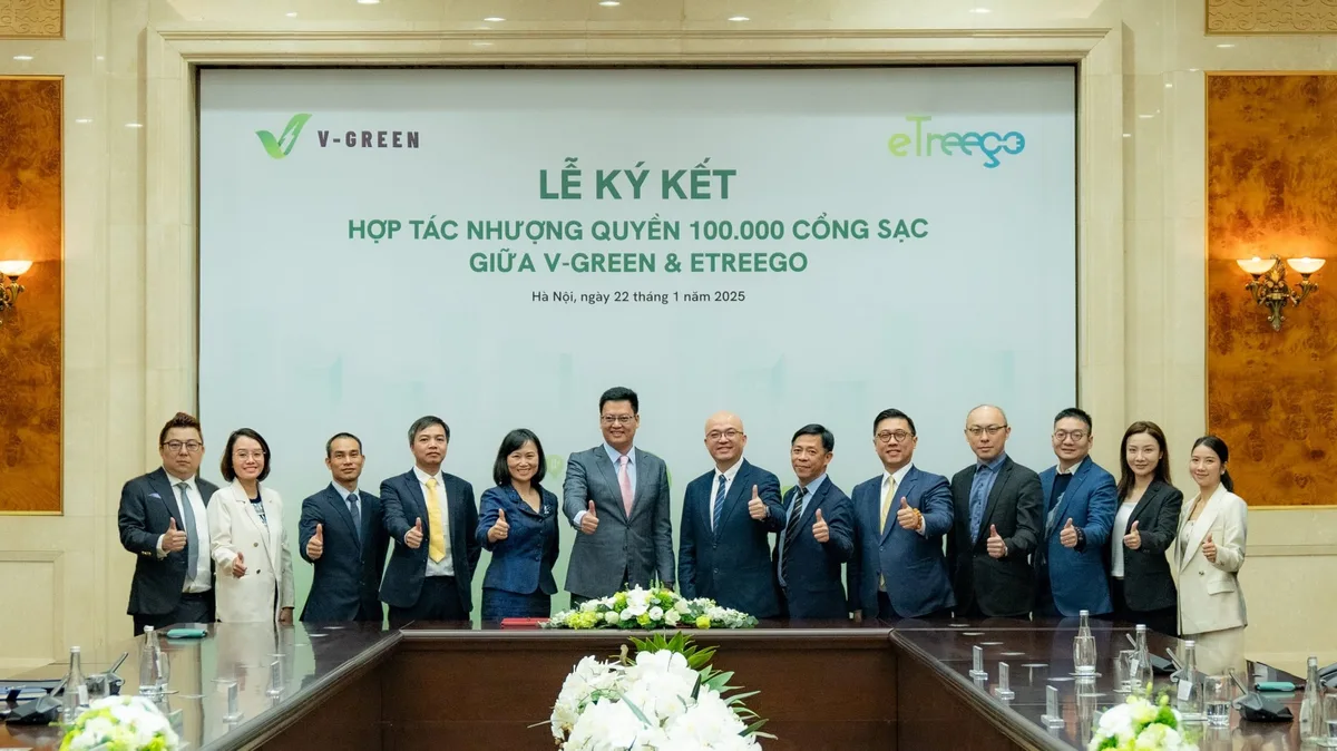V-GREEN and eTreego Sign MoU to Develop 100,000 VinFast Charging Portals in Indonesia, The Philippines and Vietnam
